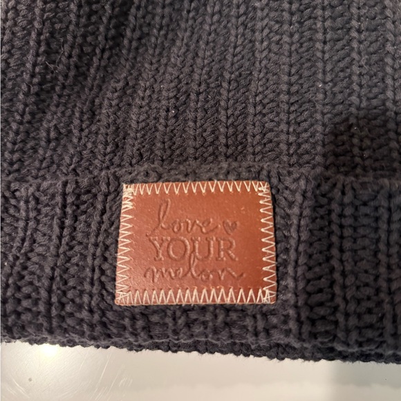 Love Your Melon Dark Knit Beanie - Picture 2 of 2